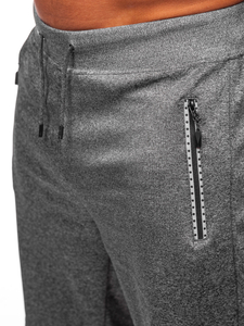 Pantalón corto de chándal para hombre grafito Bolf 8K297
