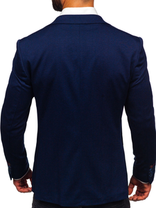 Americana casual para hombre azul oscuro Bolf 24401