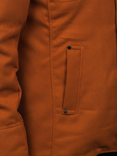 Abrigo para hombre camel Bolf 8856