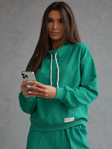 Conjunto de chándal de dos piezas para mujer color verde Bolf 82162