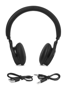 Auriculares estéreo color negro bluetooth QBM-68