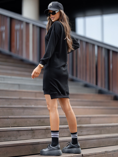 Vestido negro mantequilla Bolf 524