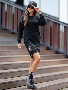 Vestido negro mantequilla Bolf 524