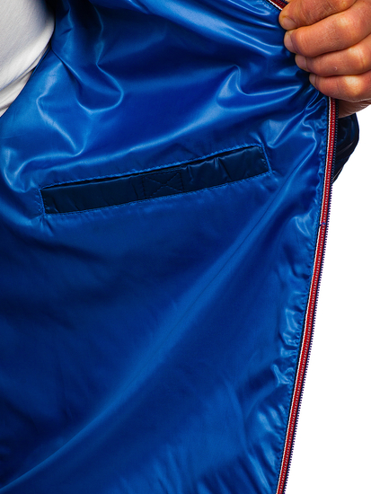 Chaqueta deportiva de entretiempo para hombre azul Bolf 1908
