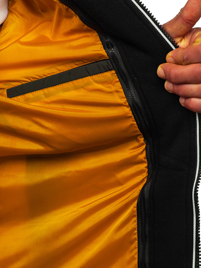 Chaqueta acolchada de invierno para hombre color verde Bolf 6881