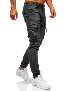 Pantalón jogger cargo para hombre grafito Bolf 8983