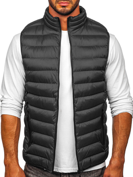 Chaleco acolchado para hombre grafito Bolf 5M711
