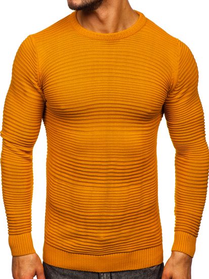 Jersey para hombre color camel Bolf 4608