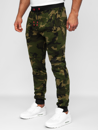 Pantalón de chándal para hombre camuflaje y caqui Bolf KZ15B