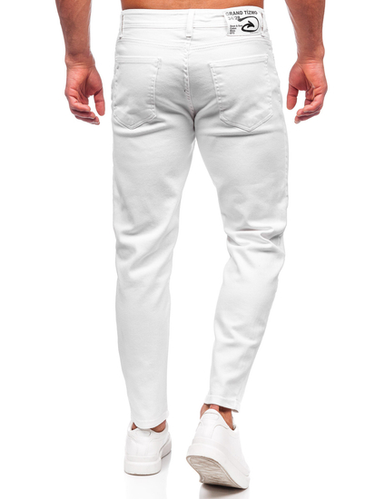 Pantalón de tela para hombre blanco Bolf GT-S
