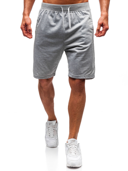 Pantalón corto deportivo para hombre gris Bolf DK01
