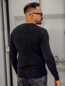 Cárdigan para hombre Negro Bolf YY06A