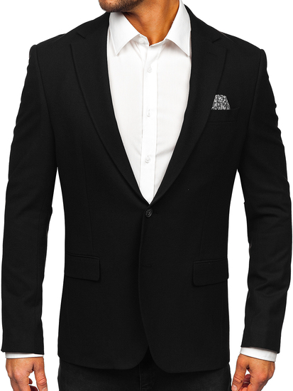 Americana casual para hombre negro Bolf 24400