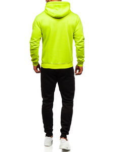 Chándal con capucha para hombre verdeceladón claro Bolf D002-72