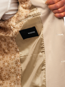 Hombre Blazer elegante Beige Bolf 022