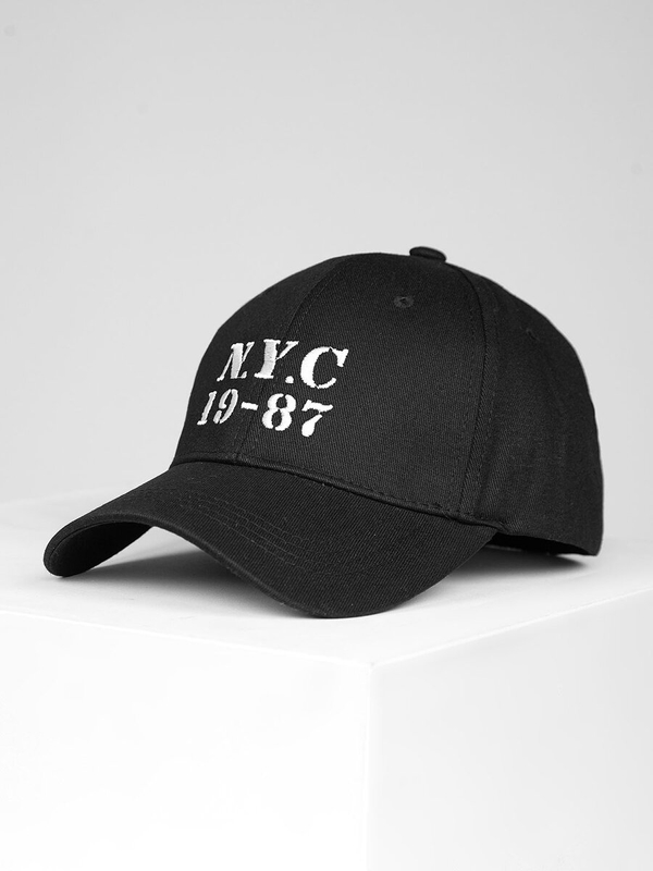 Gorra con visera, negra Bolf CZ124