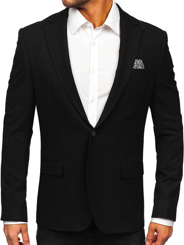 Hombre Blazer elegante Negro Bolf 24400