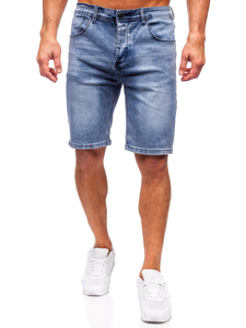 Pantalón corto vaquero para hombre azul oscuro Bolf MP0277BS