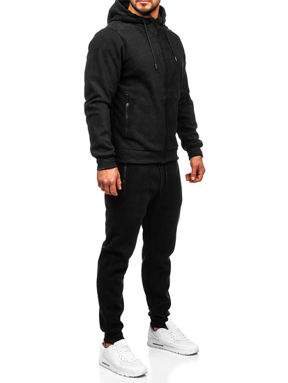 Chándal con capucha para hombre negro Bolf 3A150