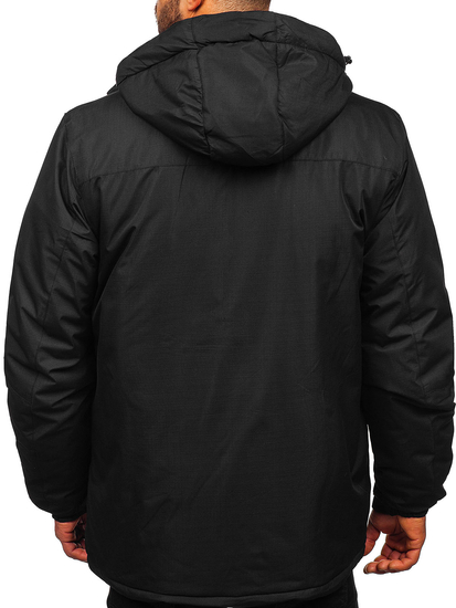 Chaqueta de invierno para hombre negro Bolf 22M320