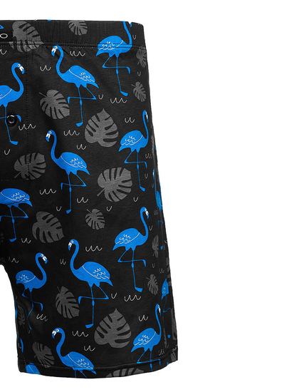 Bóxer de algodón para hombre negro Bolf 1BB145