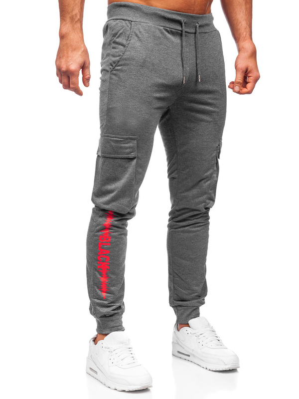 Pantalón jogger de combate para hombre grafito Bolf HW2357