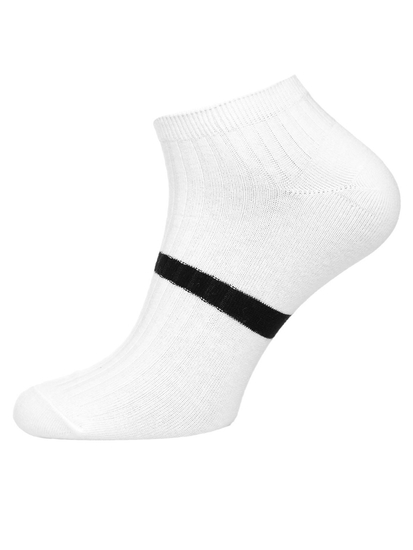 Calcetines invisibles para hombre blanco y negro Bolf M082-5P 5 PACK