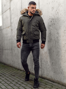 Chaqueta de invierno para hombre caqui Bolf 2019