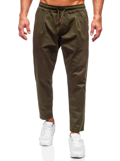 Pantalón chino de tela para hombre caqui Bolf 6237