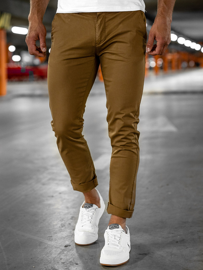 Pantalón chino para hombre color camel Bolf 1146