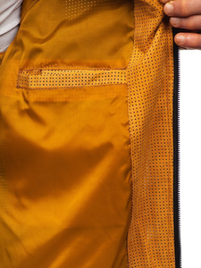 Chaqueta de entretiempo bomber para hombre camel Bolf 6115