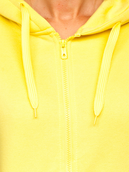 Sudadera con capucha para mujer amarillo claro Bolf W03B