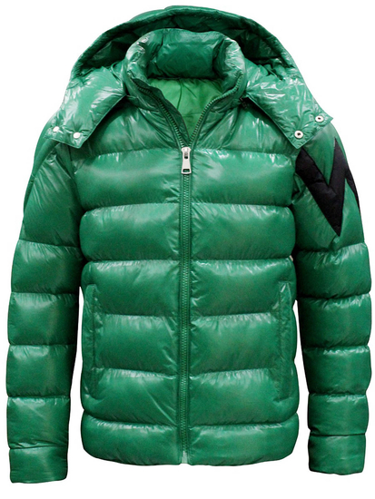 Chaqueta acolchada de invierno para hombre verde Bolf 9981