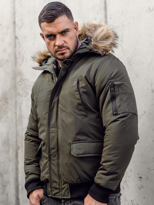 Chaqueta de invierno para hombre caqui Bolf 2019