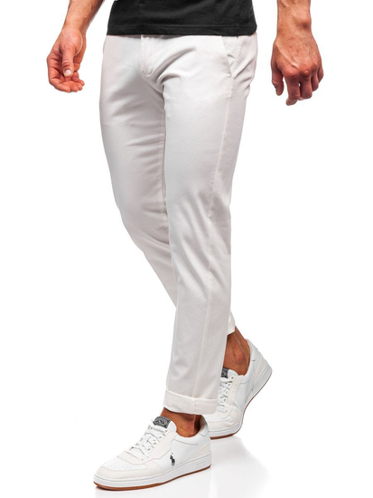 Pantalón chino para hombre blanco Bolf 1143