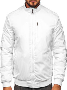 Chaqueta de entretiempo para hombre blanco Bolf 1907