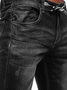 Pantalón vaquero jogger para hombre negro Bolf 30051S0