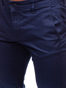 Pantalón chino para hombre azul oscuro Bolf KA6807-11