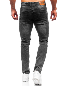 Pantalón vaquero regular fit para hombre negro Bolf K10007-2