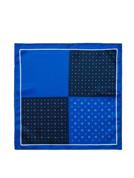 Pañuelo de bolsillo para hombre color azul real Bolf PO33