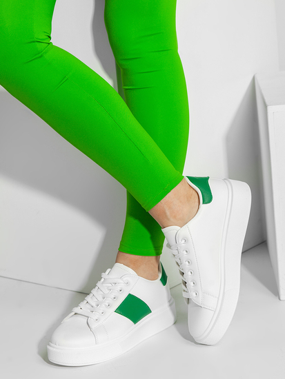 Calzados tipo sneakers para mujer verde Bolf 956