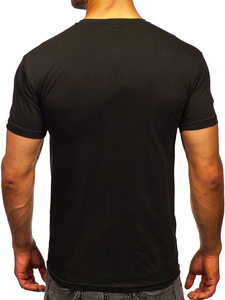 Camiseta lisa de algodón color caqui para hombre Bolf 192397