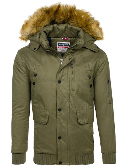 Chaqueta de invierno para hombre verde Bolf 1778
