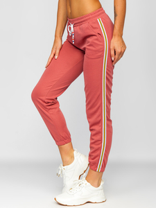 Pantalón deportivo para mujer rosa Bolf YW01020B