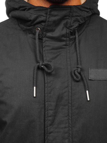 Chaqueta de invierno parka para hombre grafito Bolf EX838