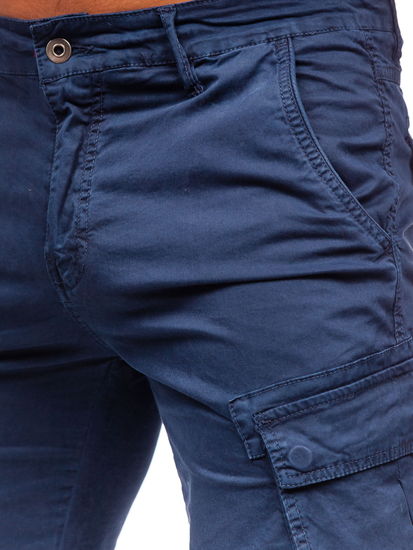 Pantalón corto de combate para hombre azul oscuro Bolf YF2222