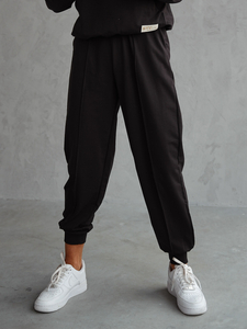Conjunto de chándal de dos piezas para mujer color negro Bolf 82162