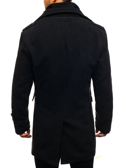 Abrigo de invierno para hombre negro Bolf 1808