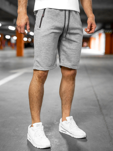 Pantalón corto deportivo para hombre color gris Bolf JX132