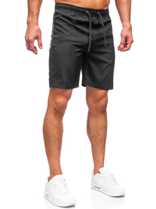 Pantalón corto deportivo para hombre color negro Bolf HH037
